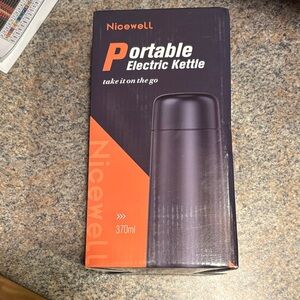 Black Portable Electric Kettle